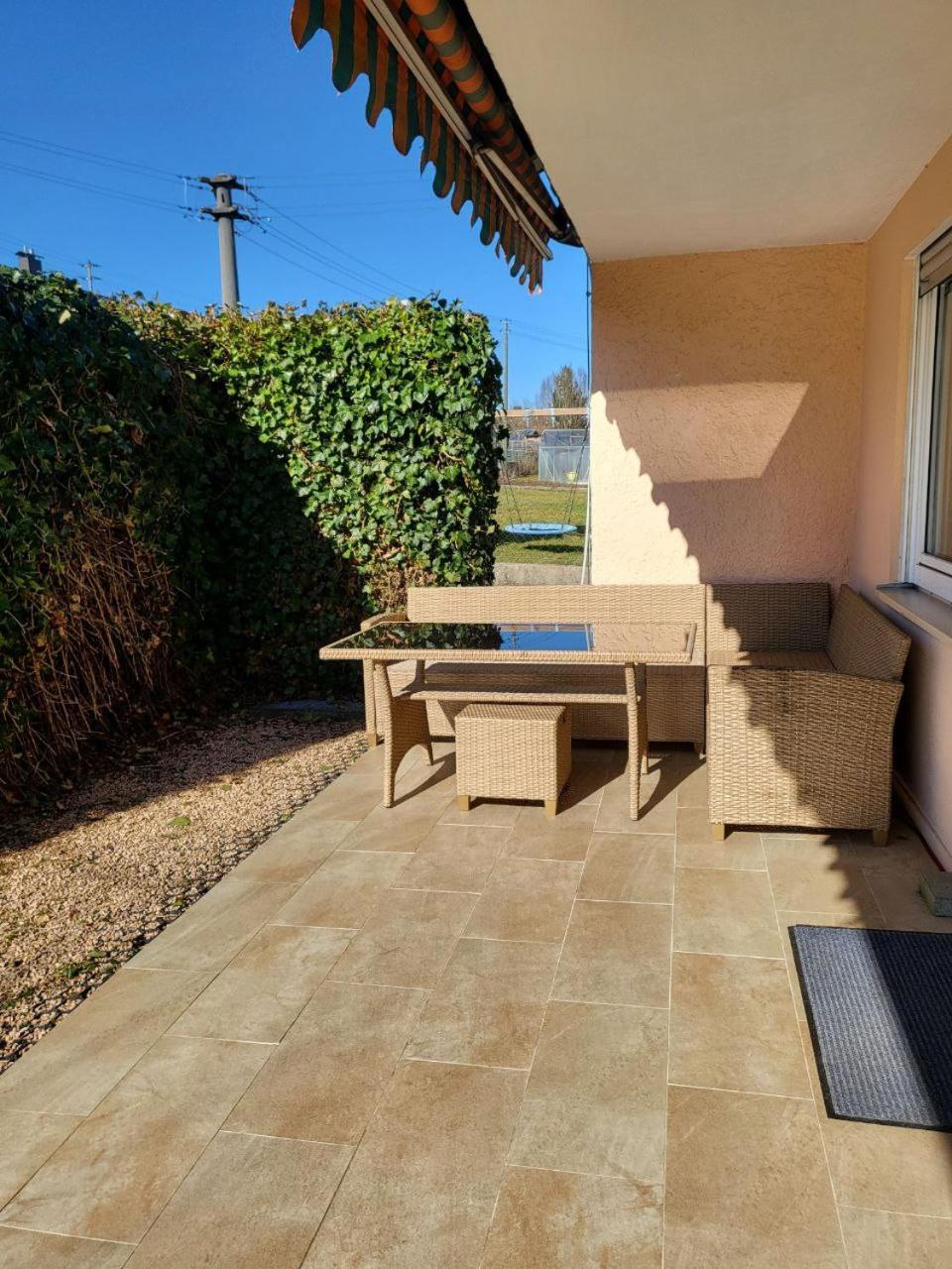 Ferienwohnung Naehe Legoland Mit Grossem Garten Und Terrasse Sontheim an der Brenz Екстериор снимка